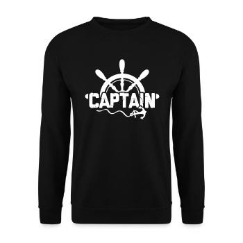Capitaine cool - Sweat-shirt Unisexe - noir - Devant - Alina (178cm) & Michal (187cm)