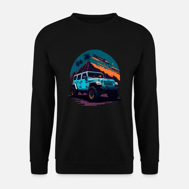 OFFROAD-Geländewagen - Unisex Pullover - Schwarz