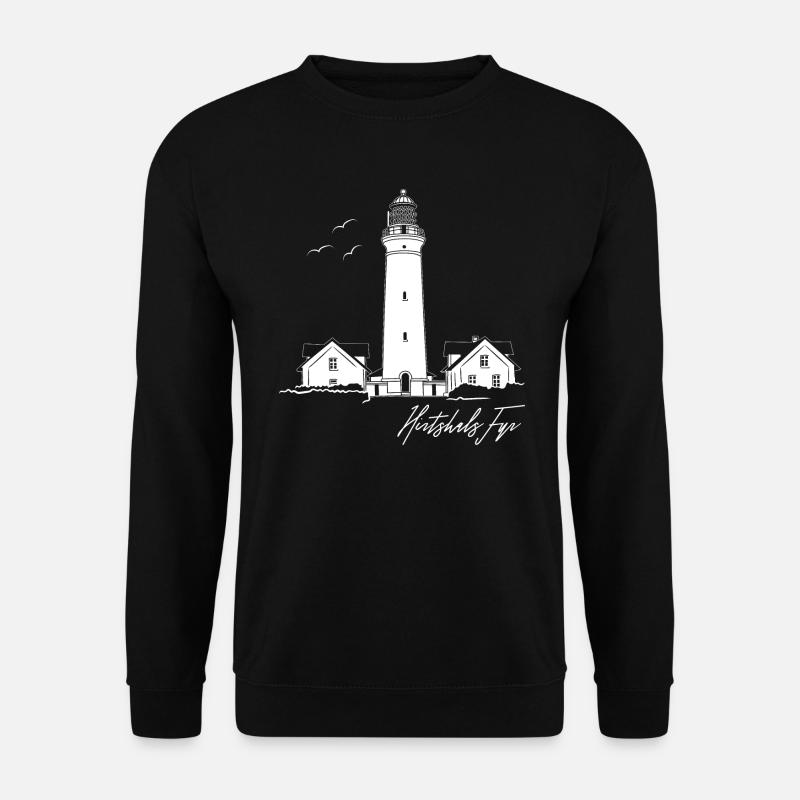Denmark Hirtshals Lighthouse Holidays - Unisex Sweatshirt - black