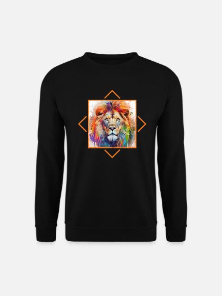 Leo Power Power Animal - Unisex Sweatshirt - black