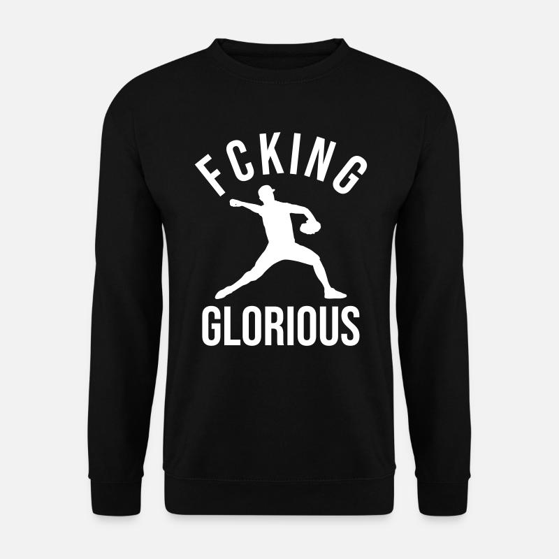 Cooler Baseballspieler - Unisex Pullover - Schwarz