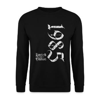 1985 Vintage Edition Limitée - Sweat-shirt Unisexe - noir - Devant - Alina (178cm) & Michal (187cm)