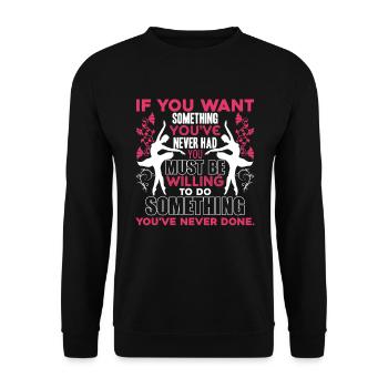 Ballet Dancer Proud Ballet Dancer - Unisex Sweatshirt - black - Front - Alina (178cm) & Michal (187cm)