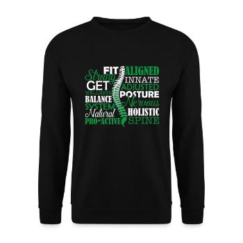 Chiropractor Things About Chiropractor - Unisex Sweatshirt - black - Front - Alina (178cm) & Michal (187cm)