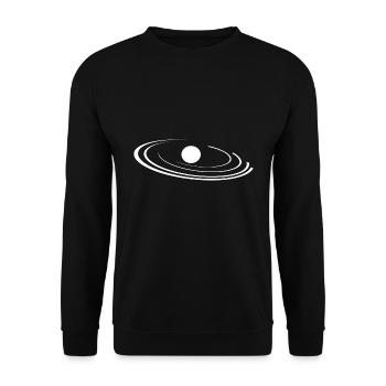 Theoretical planets Sun orbits - Unisex Sweatshirt - black - Front - Alina (178cm) & Michal (187cm)