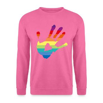 fierté - rythme - Sweat-shirt Unisexe - rose - Devant