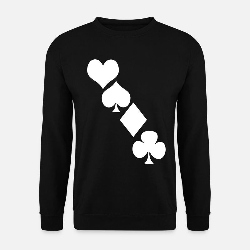 Kartendeck - Unisex Pullover - Schwarz