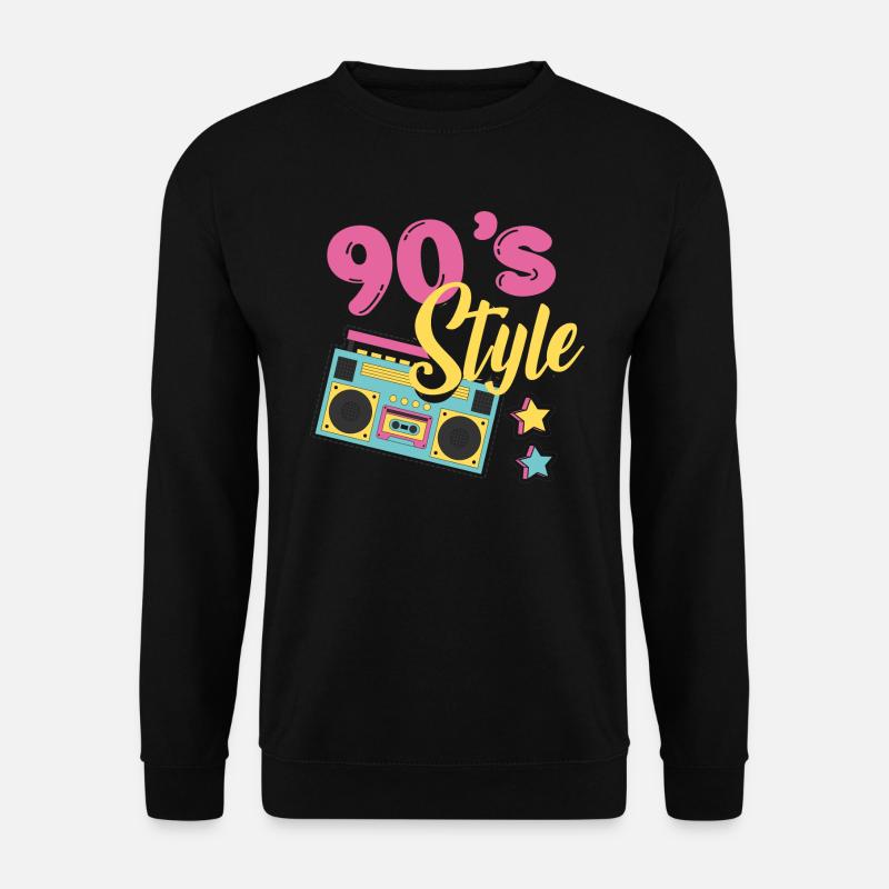 90's style - Sweat-shirt Unisexe - noir