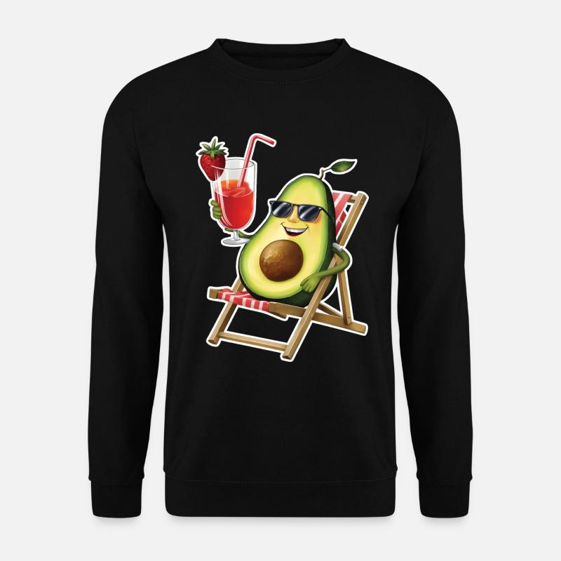 Avocado - Unisex Pullover - Schwarz