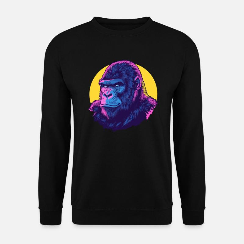Gorilla Neon Power - Unisex Sweatshirt - black
