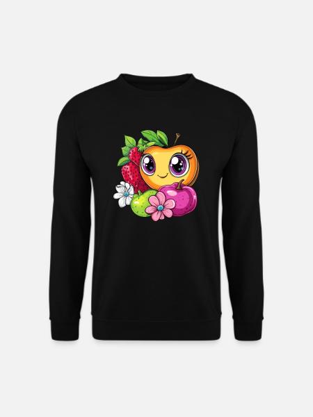Cute Fruits - Unisex Sweatshirt - black