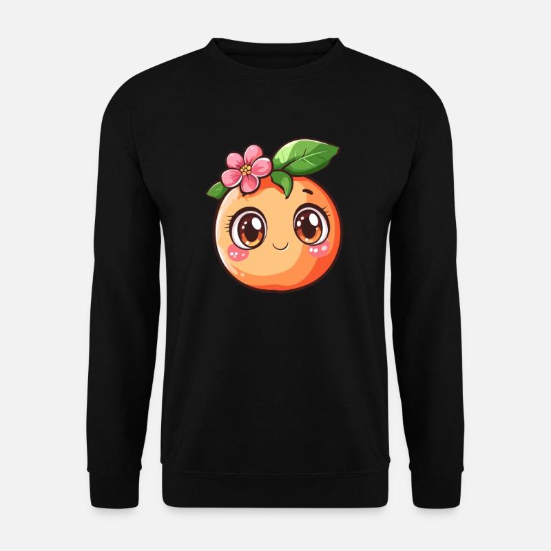 Pêche avec fleur - Sweat-shirt Unisexe - noir