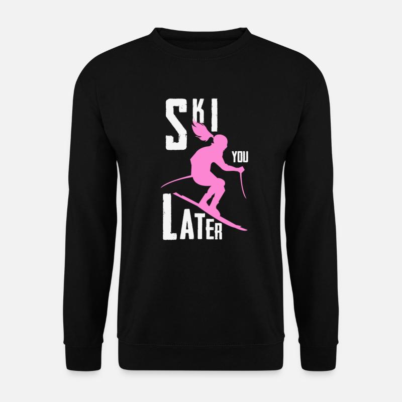 ski you later - Unisex Pullover - Schwarz