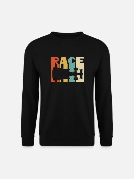 race colors vintage retro farben - Unisex Pullover - Schwarz
