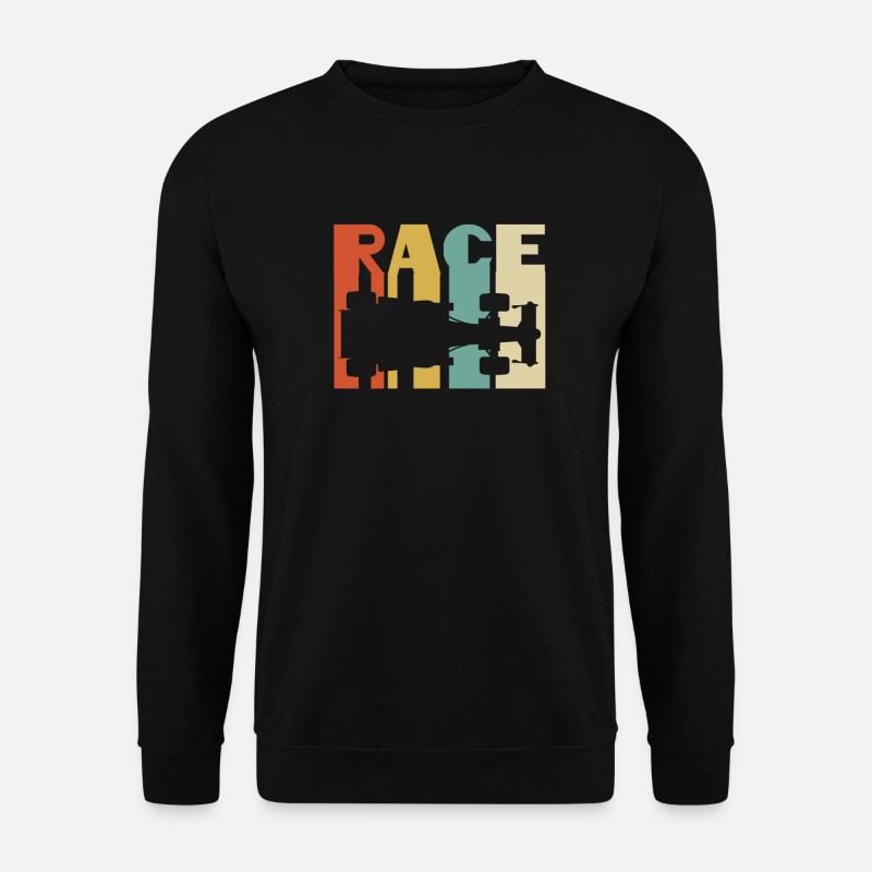 couleurs de course vintage couleurs rétro - Sweat-shirt Unisexe - noir