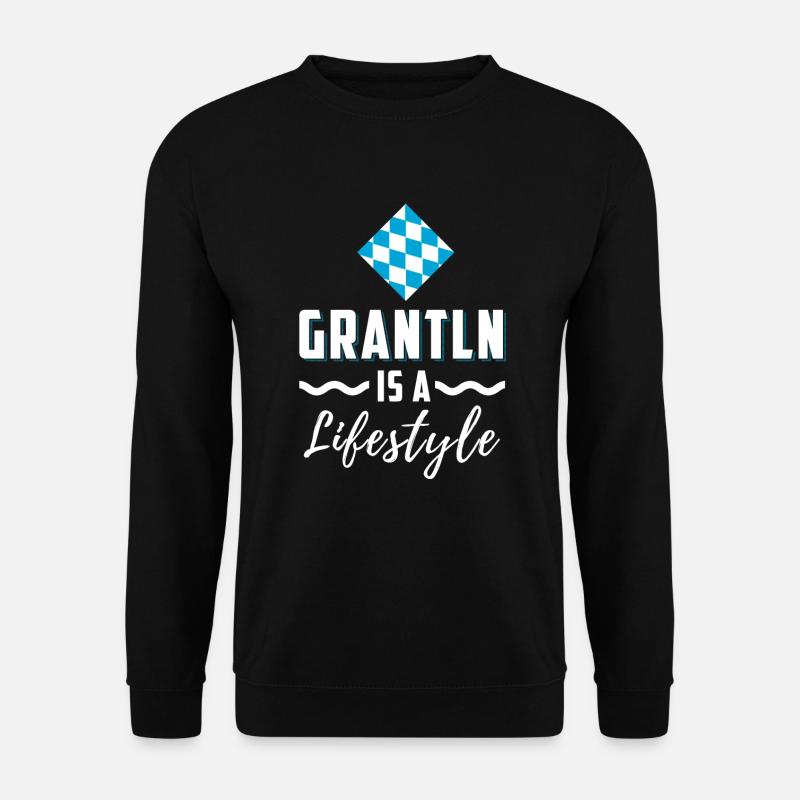 grantln is a lifestyle - Unisex Pullover - Schwarz