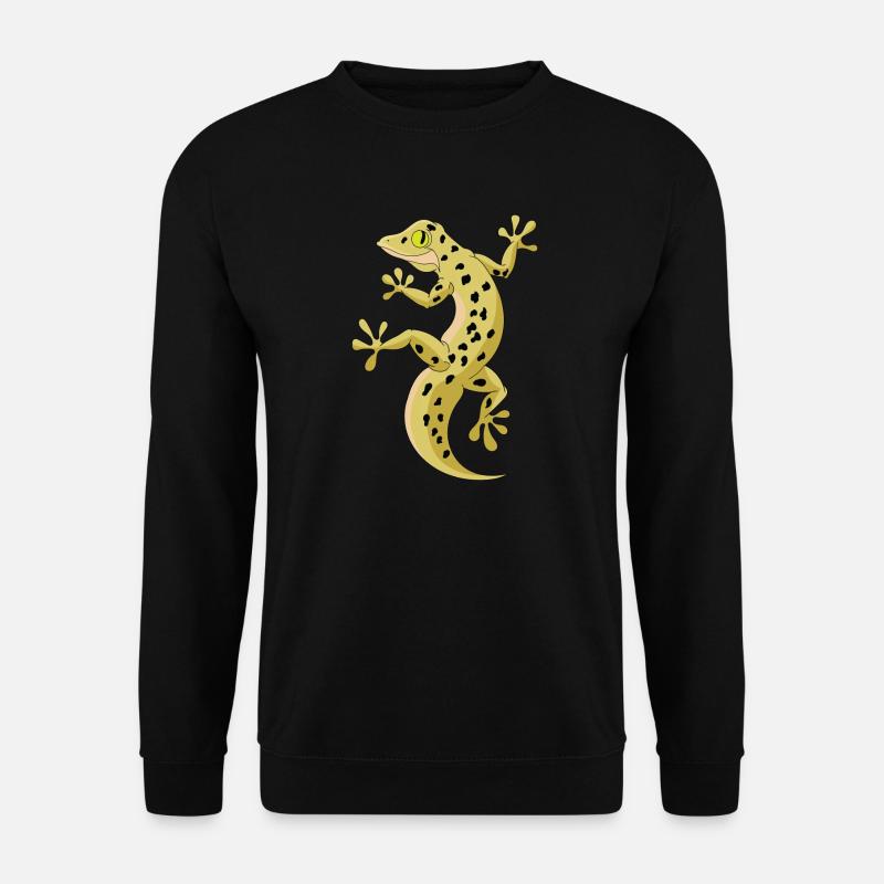 Gecko - Unisex Pullover - Schwarz