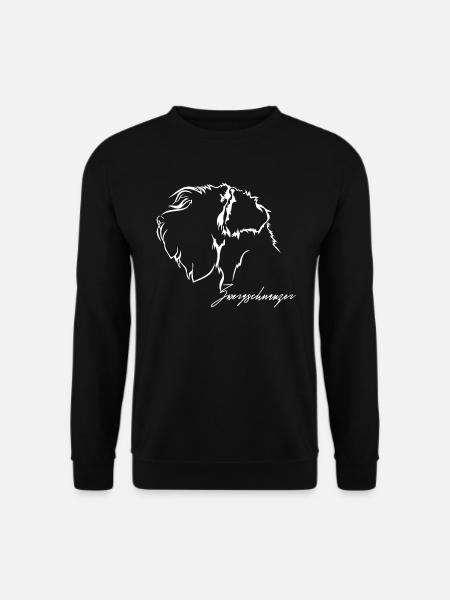 ZWERGSCHNAUZER Profil Hunde Hund Wilsigns - Unisex Pullover - Schwarz