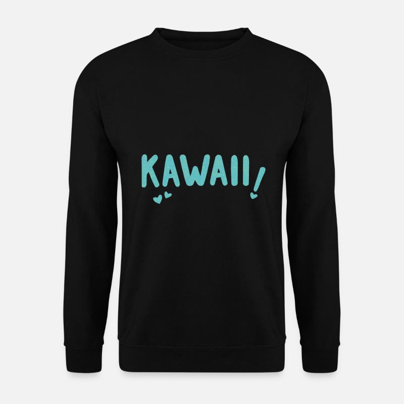 Kawaii Schriftzug - Unisex Pullover - Schwarz