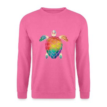 Meeresschildkröte - Unisex Pullover - Pink - Vorne