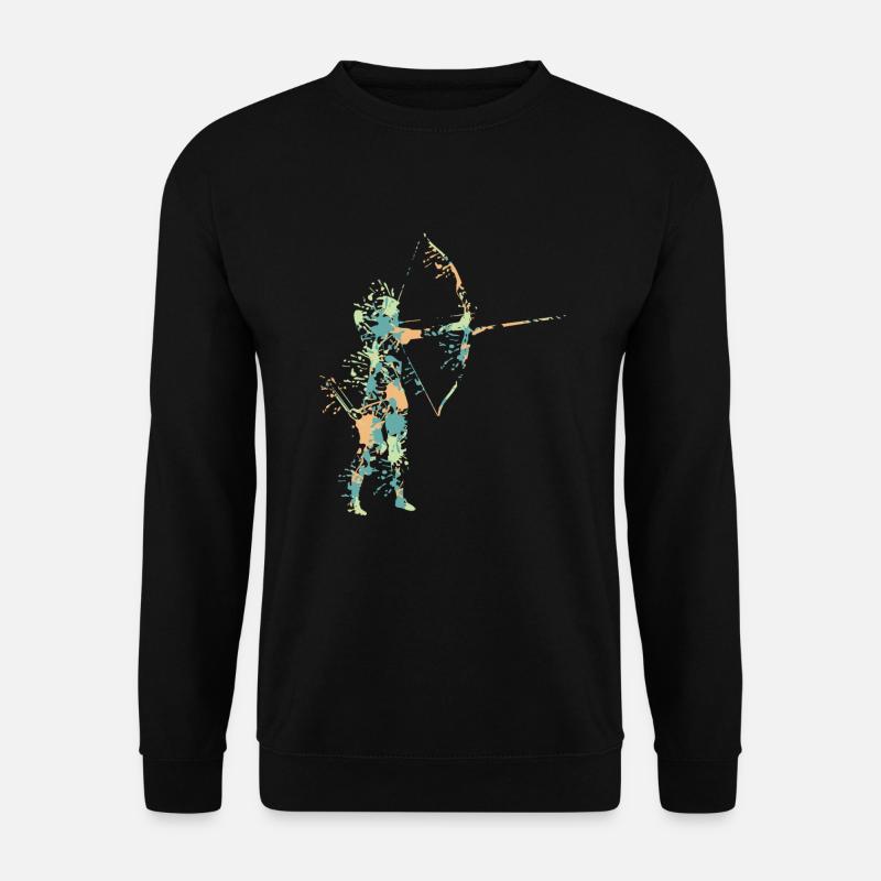 Bogenschießen - Unisex Pullover - Schwarz