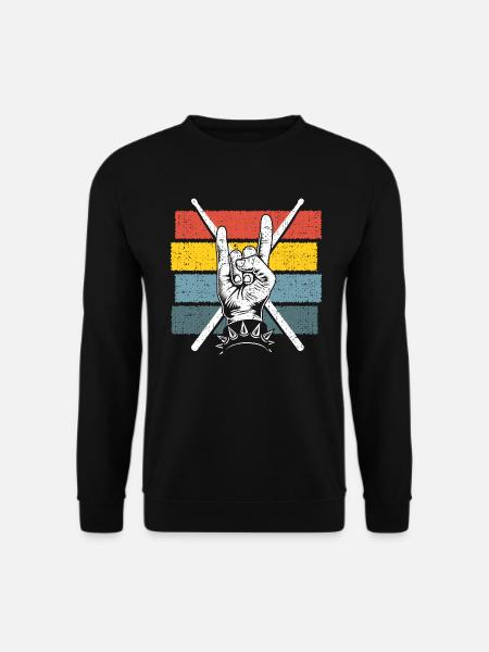 Drum Sticks - Drums - Unisex Sweatshirt - black
