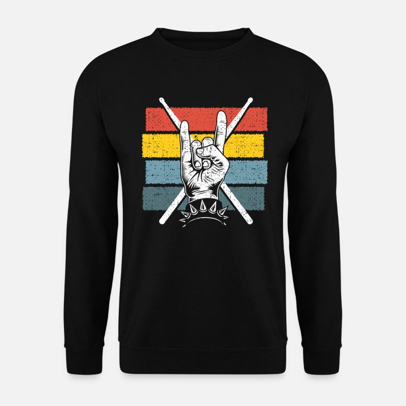 Drum Sticks - Drums - Unisex Sweatshirt - black