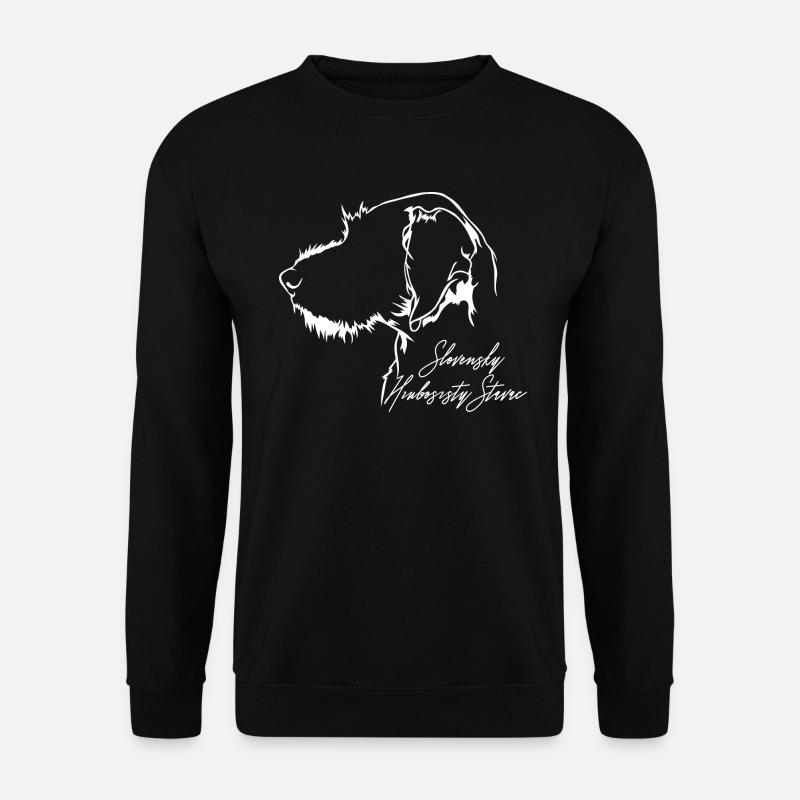 SLOVENSKÝ HRUBOSRSTÝ STAVAČ Profil Hunde Wilsigns - Unisex Pullover - Schwarz