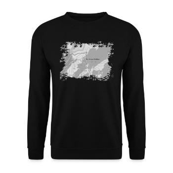 Der Grand Ballon Alsace Vosges - Unisex Pullover - Schwarz - Vorne - Alina (178cm) & Michal (187cm)