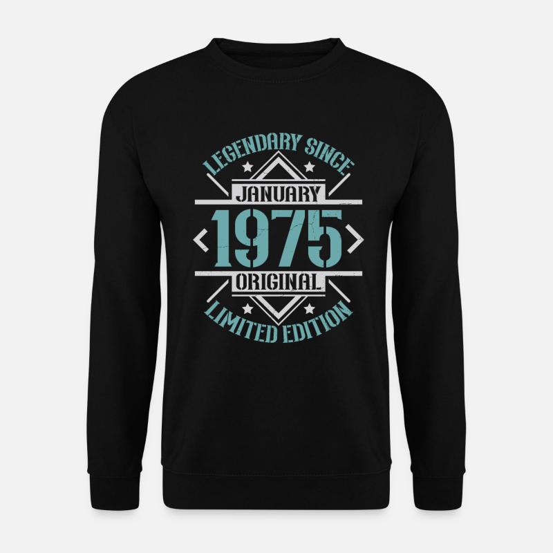 Legendär seit Januar 1975 limitierte Auflage - Unisex Pullover - Schwarz