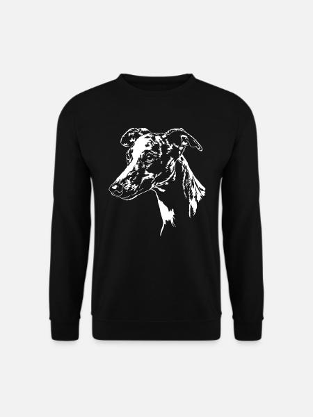 WHIPPET greyhound greyhounds dog Wilsigns dogs - Unisex Sweatshirt - black