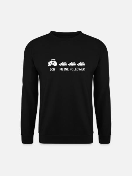 Bauer Landwirtschaft Landwirt Traktor - Unisex Pullover - Schwarz