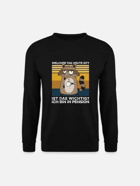 Geschenk Rente Pension Ruhestand Rentner - Unisex Pullover - Schwarz