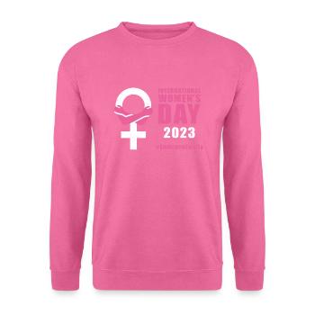 International Women's Day 8 March #EmbraceEquity - Unisex Sweatshirt - pink - Front