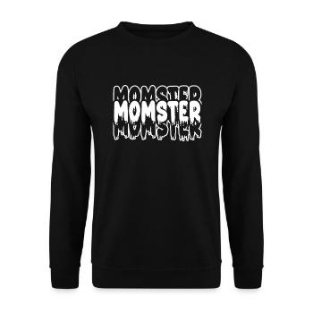 Momster Halloween Carnival Costume Mom Women - Unisex Sweatshirt - black - Front - Alina (178cm) & Michal (187cm)