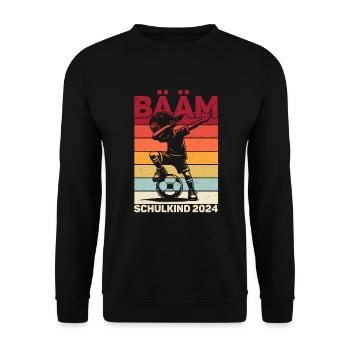 School enrollment back to school boys schoolchild 2024 - Unisex Sweatshirt - black - Front - Alina (178cm) & Michal (187cm)
