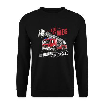 School enrollment back to school boys schoolchild 2024 - Unisex Sweatshirt - black - Front - Alina (178cm) & Michal (187cm)