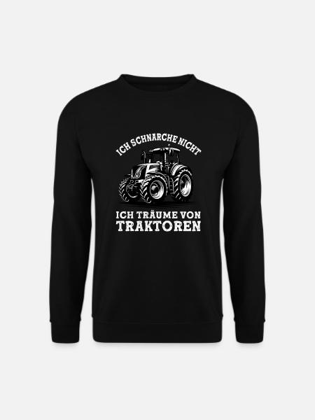 Chemise de nuit Agriculteur Agriculture Agriculteur Tracteur - Sweat-shirt Unisexe - noir