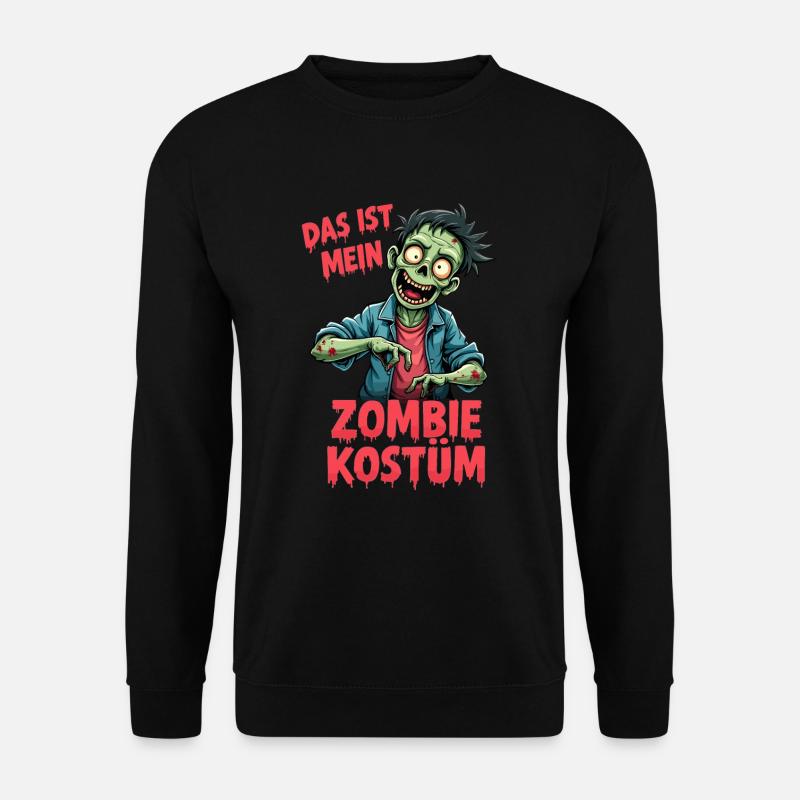 Zombie Disguise Carnival Boys - Unisex Sweatshirt - black