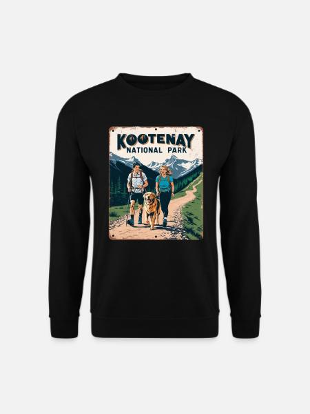Kootenay Nationalpark Abenteuer Natur - Unisex Pullover - Schwarz