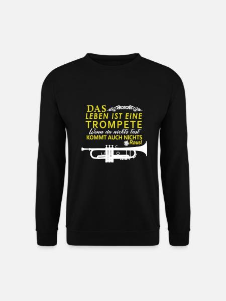 Musician Shirt · Trumpet · Music Gift - Unisex Sweatshirt - black