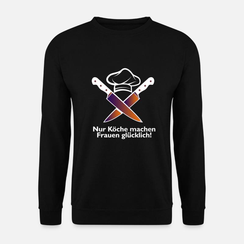 Koch Shirt • Kochen • Kochkunst Geschenk - Unisex Pullover - Schwarz