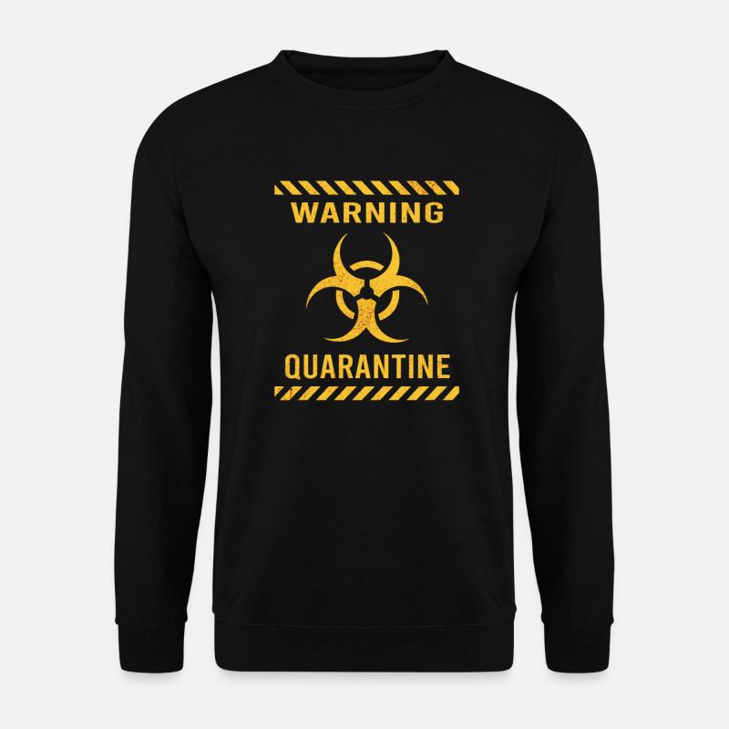 Quarantäne - Unisex Pullover - Schwarz