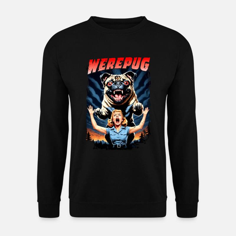 werepug - Unisex Sweatshirt - black