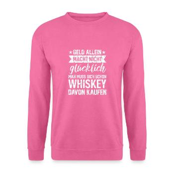 Alkohol saufen - Unisex Pullover - Pink - Vorne