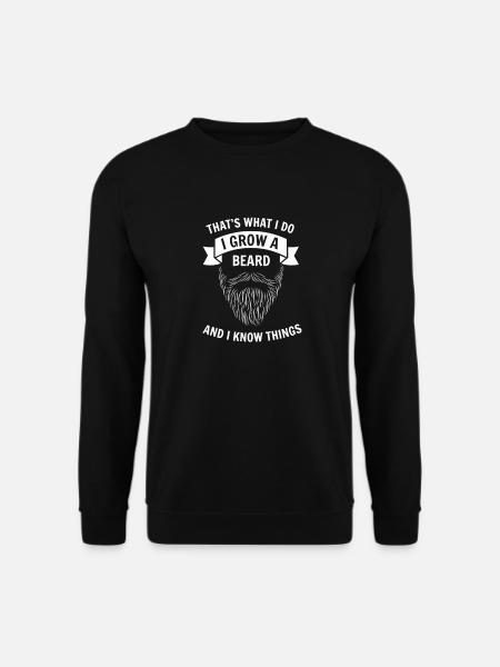Bart - Unisex Pullover - Schwarz