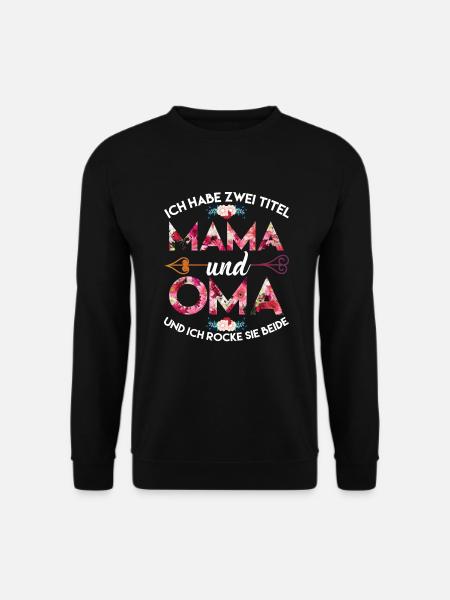 Oma - Unisex Pullover - Schwarz