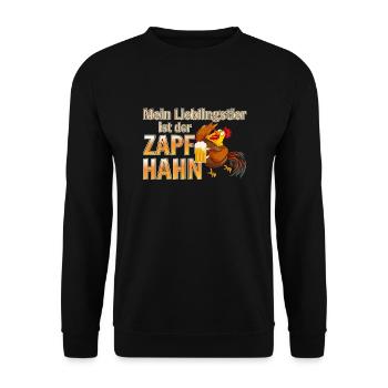 JGA Bier Beer Biersprüche Mythos Spruch Lustig - Unisex Pullover - Schwarz - Vorne - Alina (178cm) & Michal (187cm)