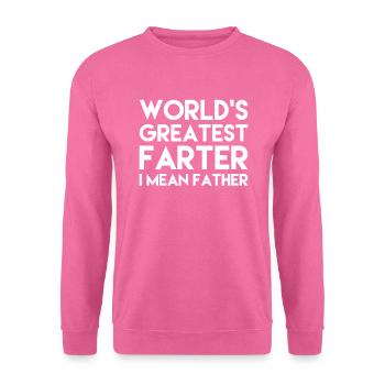 Papa - Sweat-shirt Unisexe - rose - Devant