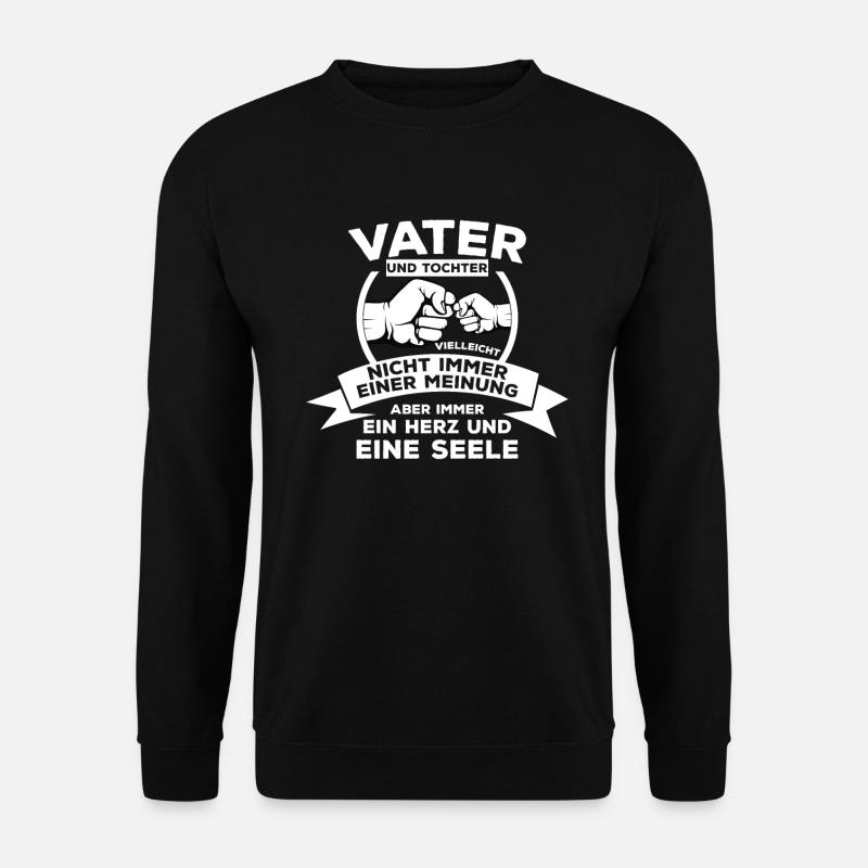 Papa - Unisex Pullover - Schwarz